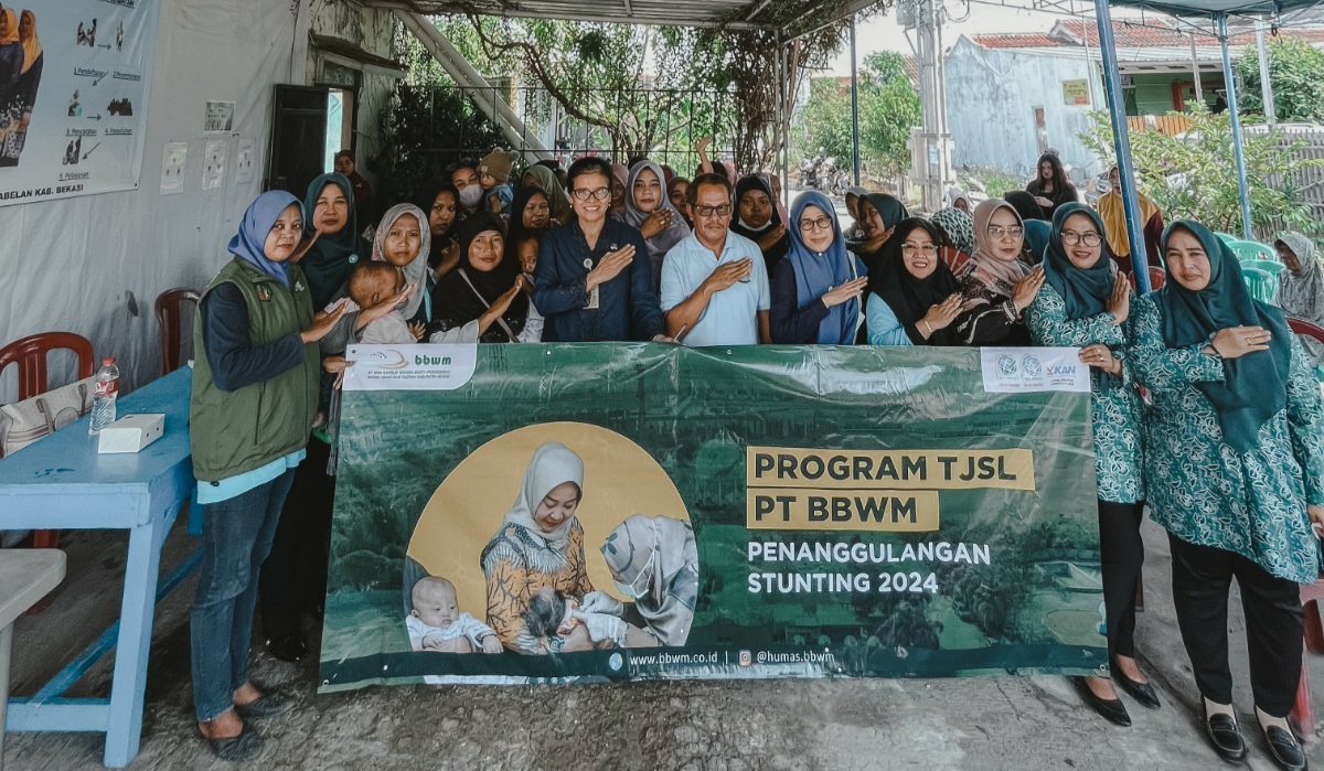 Program Berlanjut, BBWM Komit Turunkan Angka Stunting di Kabupaten Bekasi