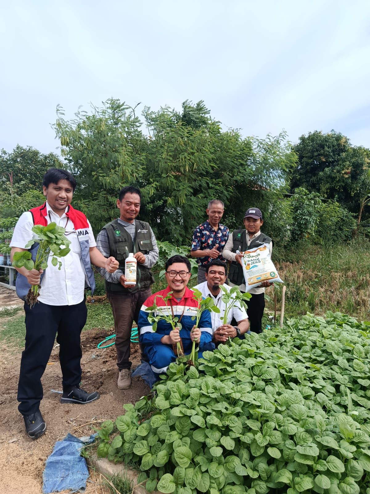 Pertamina Patra Niaga RJBB Gelar Panen Sayuran Organik dan Resmikan Sistem Pengolahan Air Minum di FT Cikampek