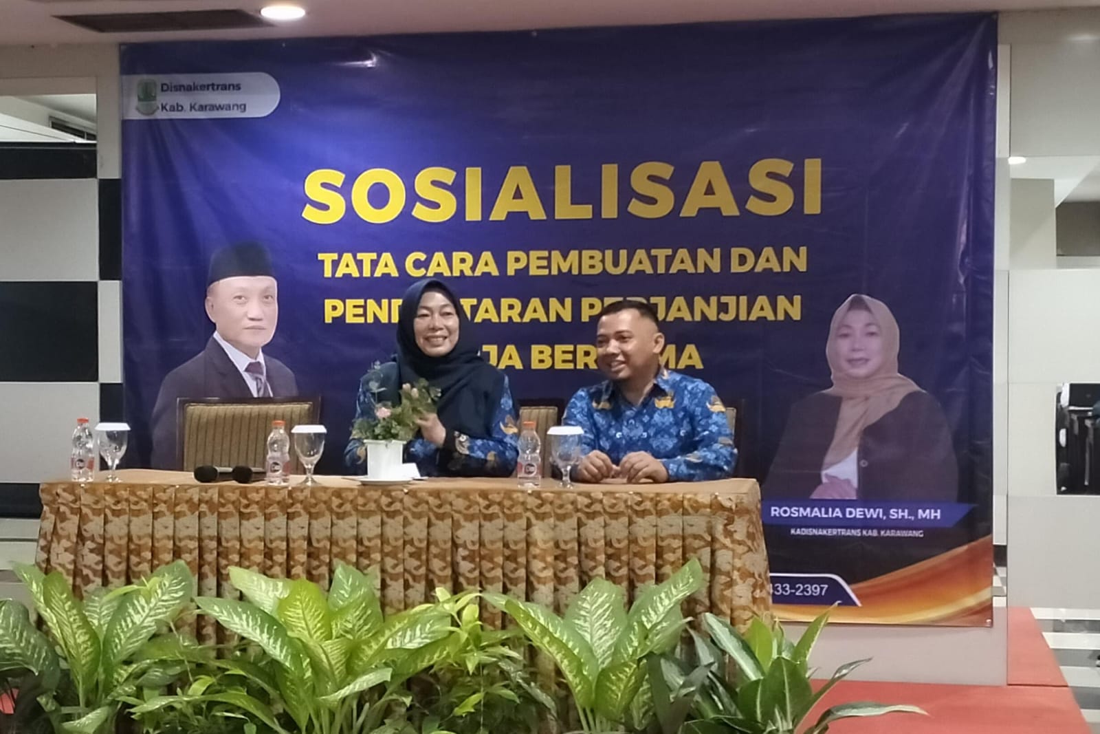 Disnakertrans Karawang Gencar Sosialisasikan PP dan PKB ke Perusahaan