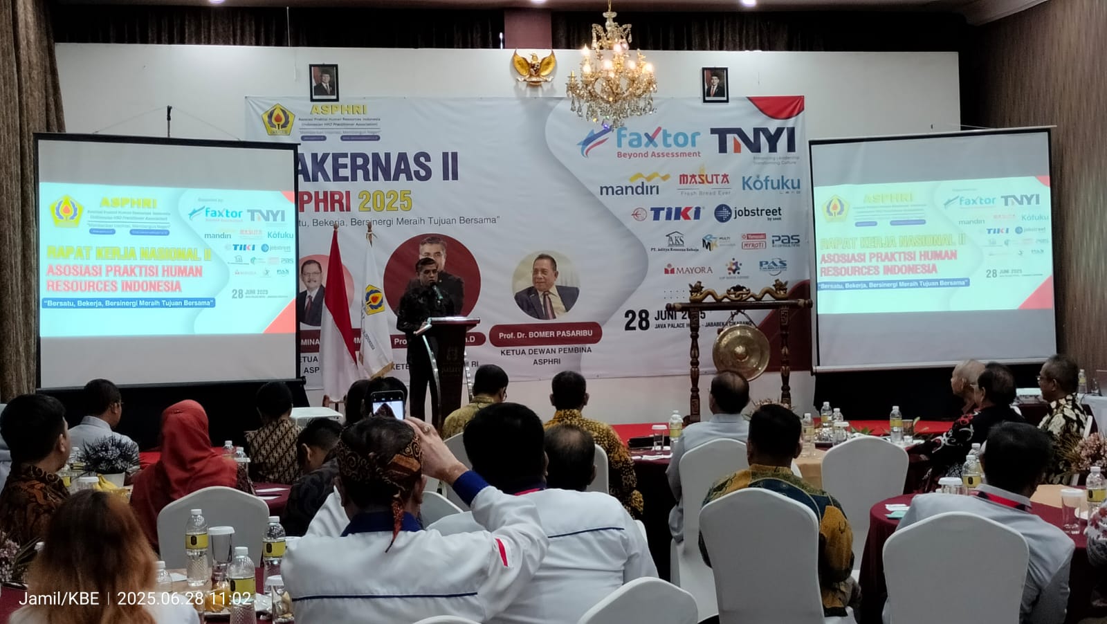 Menaker Membuka Rakernas II ASPHRI, Ini Pesan yang Disampaikan