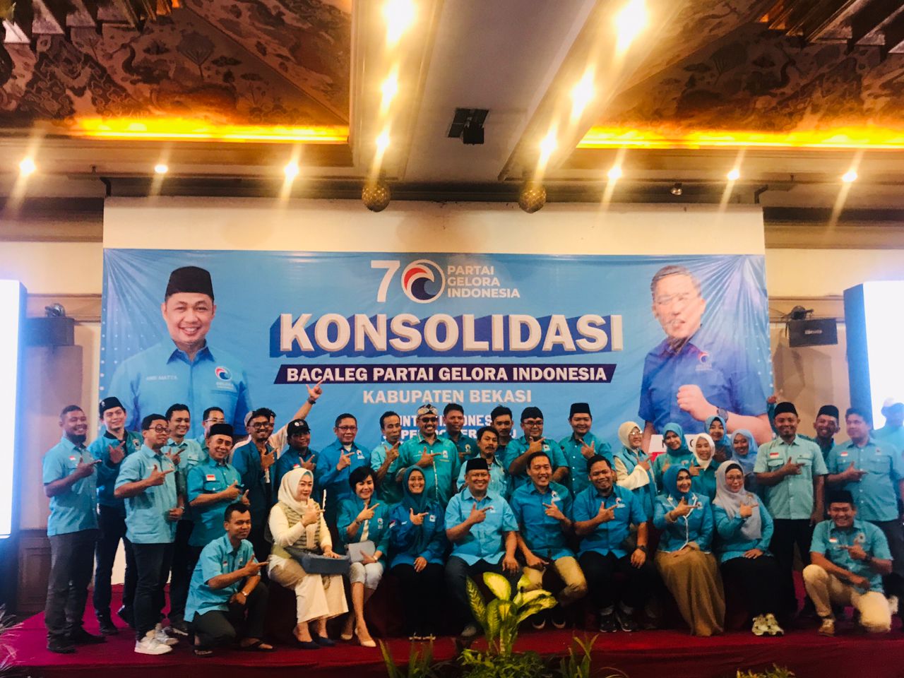 Jelang Pemilu 2024, DPD Partai Gelora dan Bacaleg di Kabupaten Bekasi Gelar Konsolidasi