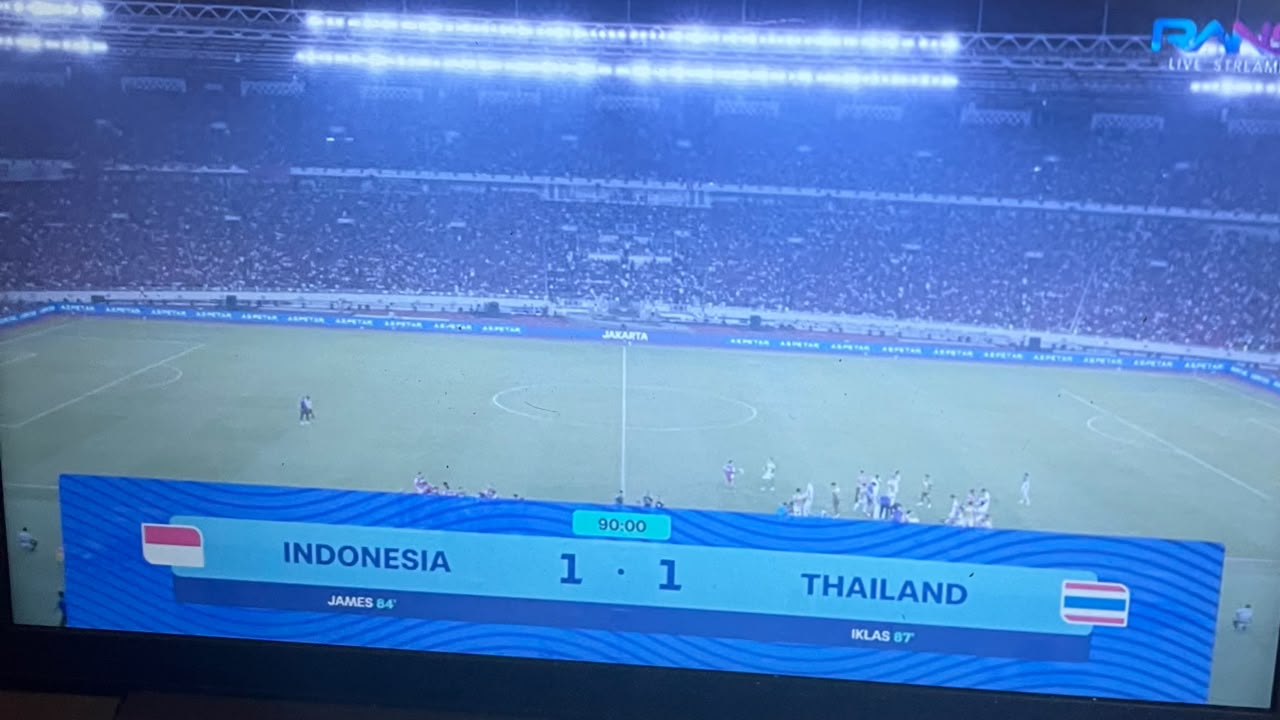 Thailand Bermain Dengan 10 Pemain Sanron Iklas Gagalkan Indonesia Juara FIFA ASEAN Cup