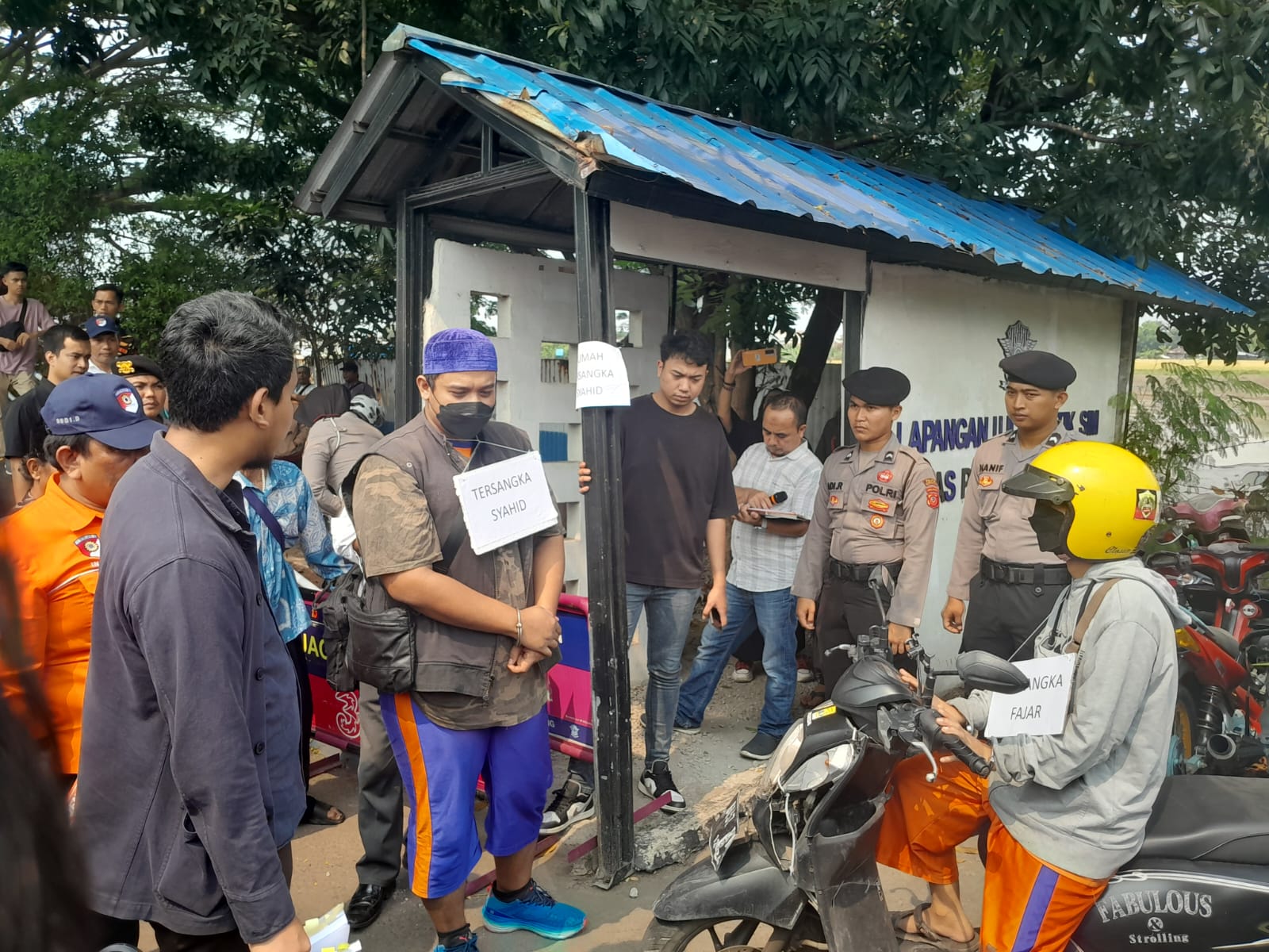 Rekonstruksi Kasus Penganiayaan Anggota Banser Karawang, Polisi Hadirkan Tersangka dan Peragakan 32 Adegan