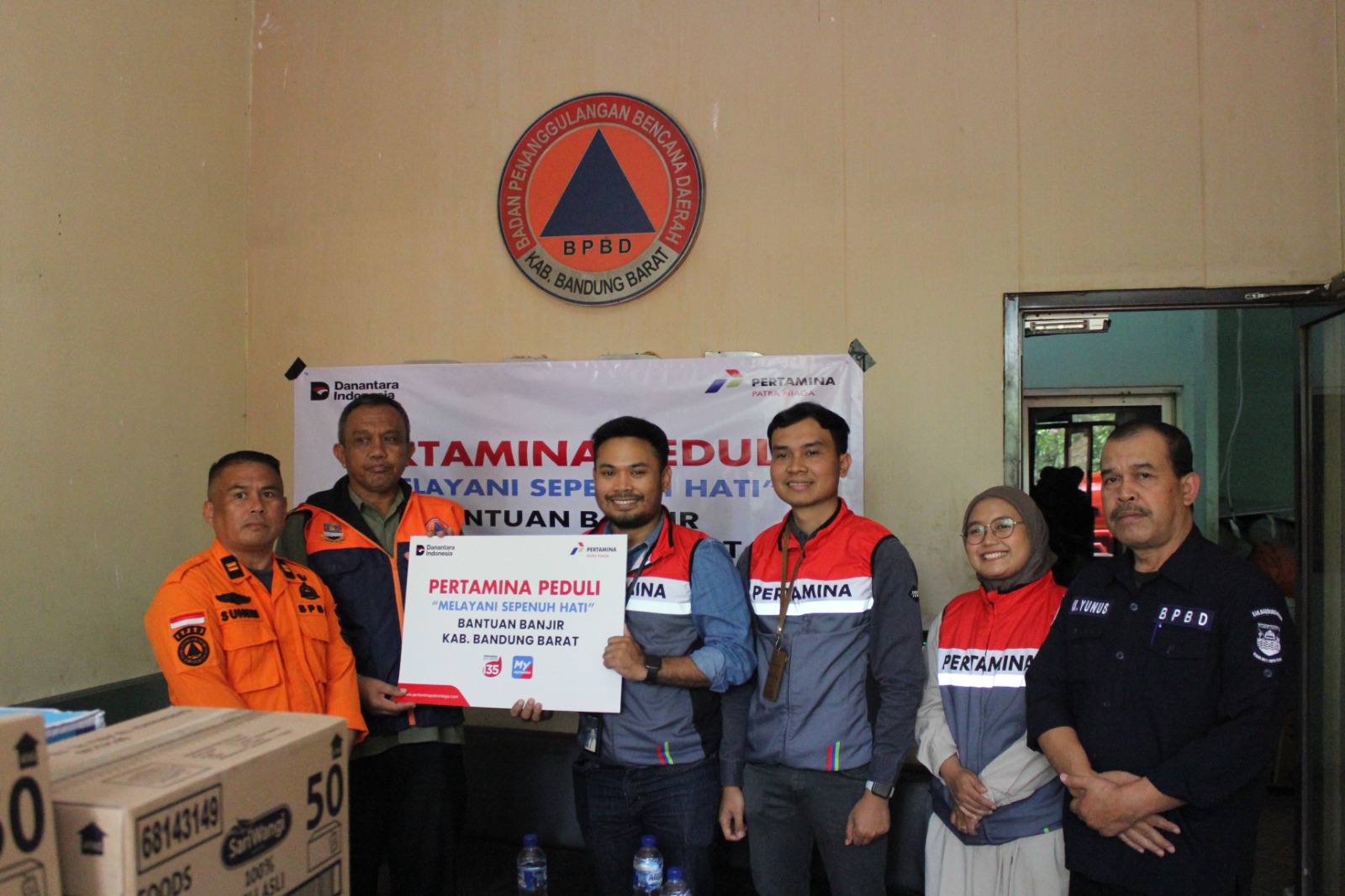 Tanggap Darurat Bencana: Pertamina RJBB Salurkan Bantuan Logistik untuk Kabupaten Bandung dan Bandung Barat