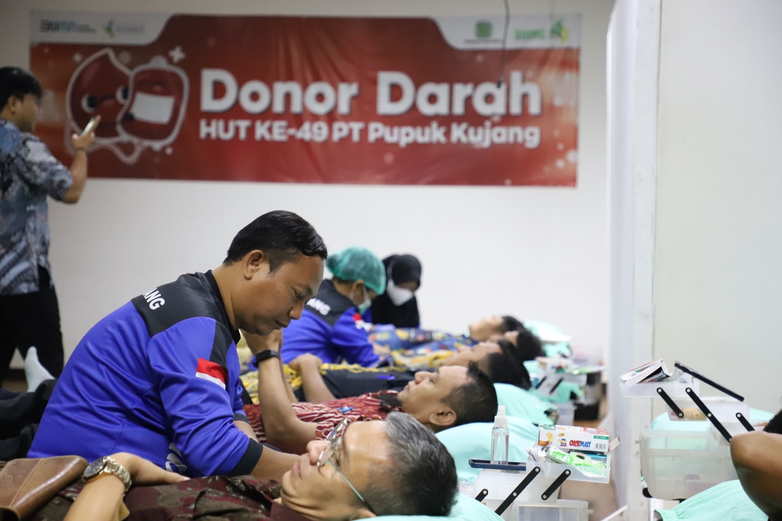 Pupuk Kujang bersama PMI Gelar Kegiatan Donor Darah, Stok Darah di Karawang Surplus