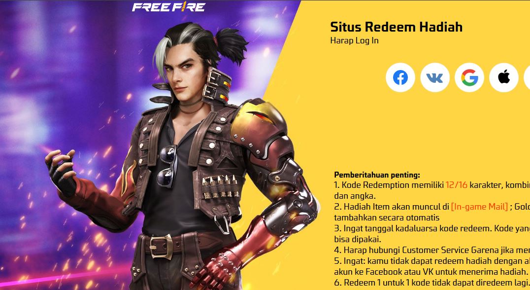 Update! 10+ Kode Redeem FF Terbaru Hari Ini 19 Oktober 2026, Sikat Langsung Skin Senjata hingga Bundle Gratis