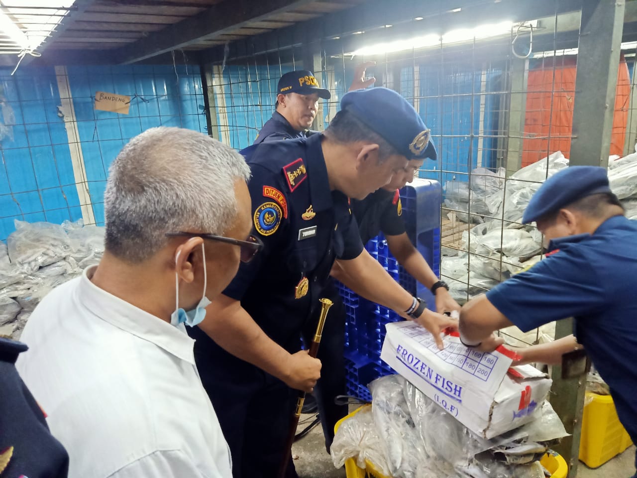 Langgar Peredaran, 11,3 Ton Ikan Impor di Palembang Disegel