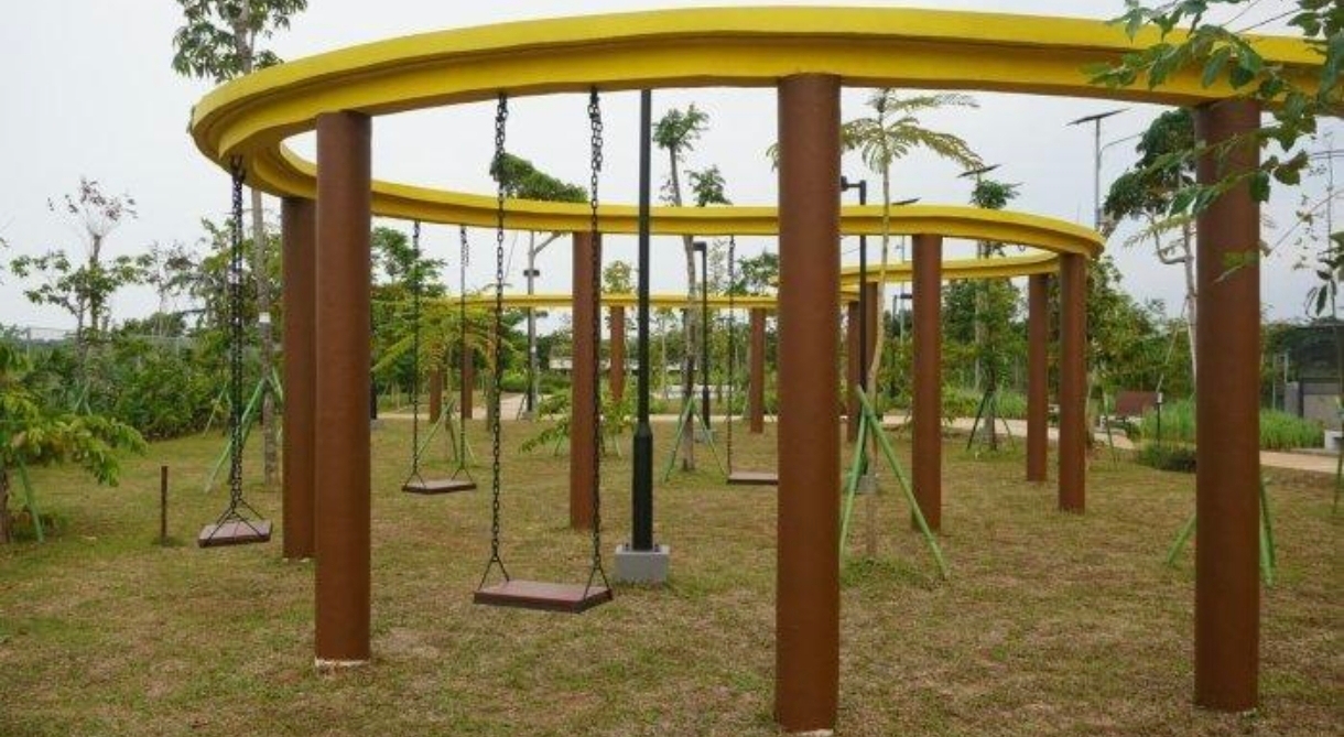 Revitalisasi Taman Kecamatan Tarumajaya Jadi Ruang Publik Favorit Baru