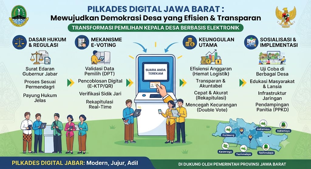 Komisi I DPRD Jabar Dorong Digitalisasi Desa, Rincian Jadwal Pilkades Serentak 2026 Resmi Dimatangkan