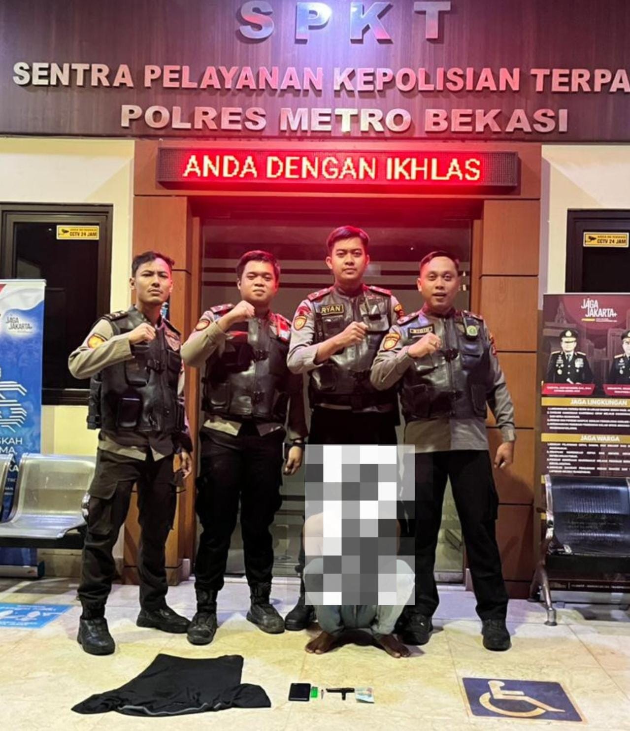 Warga Gagalkan Aksi Curanmor di Cikarang Utara, Pelaku Diciduk saat Beraksi Dini Hari