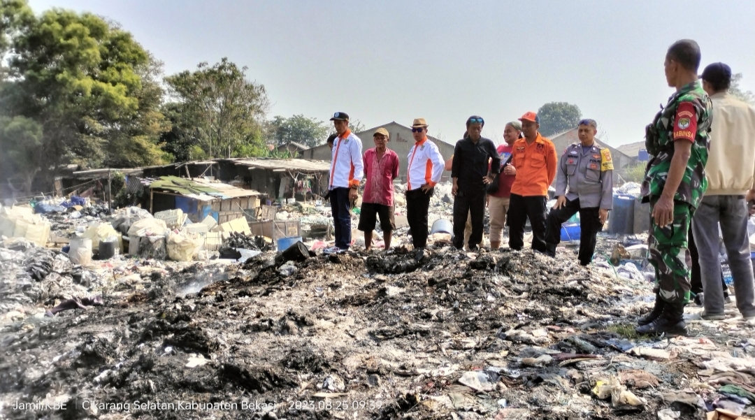 Diduga Mencemari Lingkungan, Pemdes Sukadami Cikarang Selatan Sidak TPS Ilegal, Ini Hasilnya 