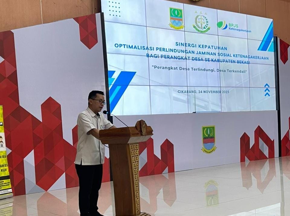 125 Desa di Bekasi Belum Lindungi Perangkat dengan BP Jamsostek