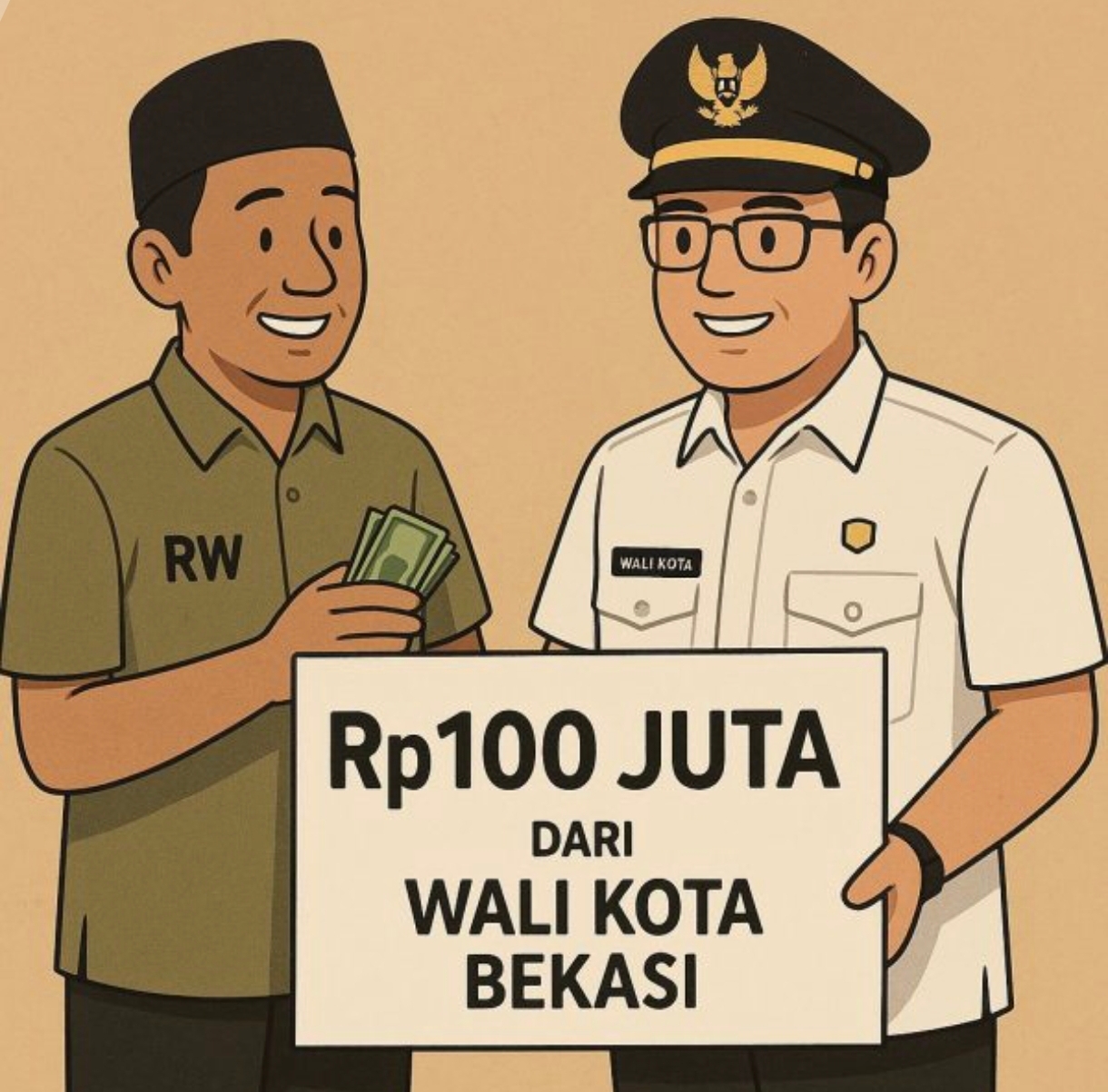 Walikota Bekasi Tetapkan Syarat Khusus Hibah Rp100 Juta untuk RW