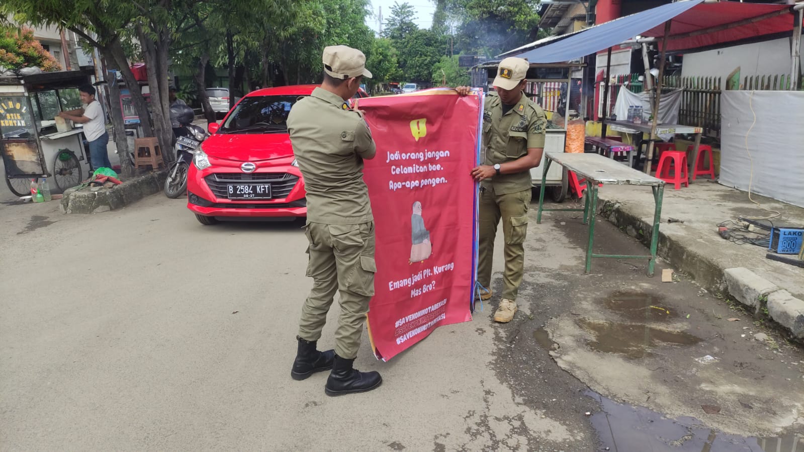 Spanduk Liar Sindir Pencalonan Plt Wali Kota Bekasi Jadi Ketua KONI Bertebaran