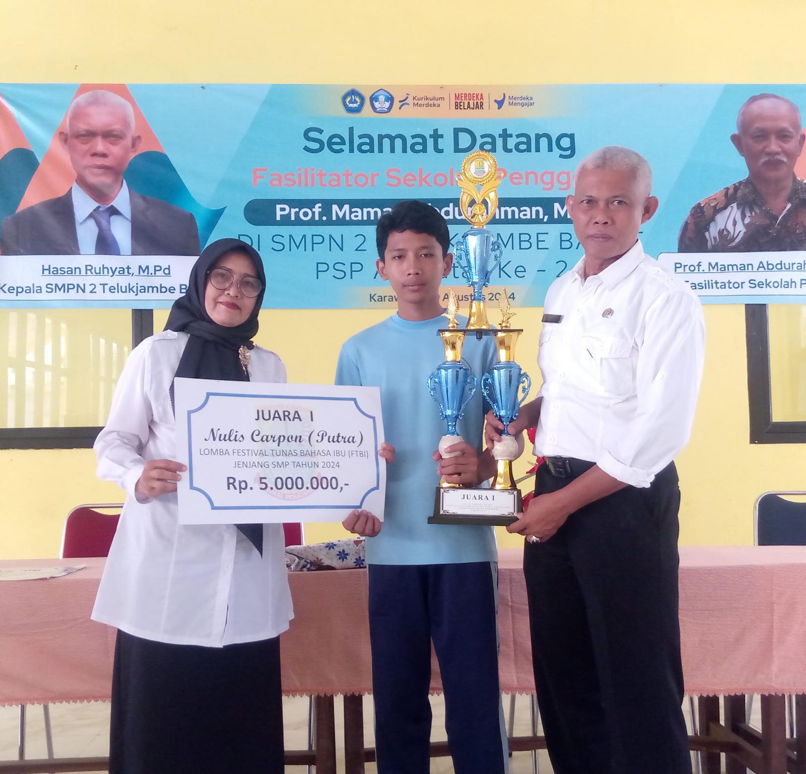 Juara FTBI 2024, Siswa SMPN 2 Telukjambe Barat Wakili Karawang ke Jabar