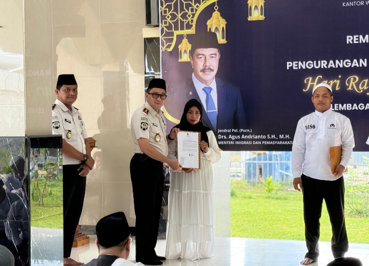 855 Warga Binaan Lapas Karawang Dapat Remisi Khusus Idulfitri, Tiga Langsung Bebas