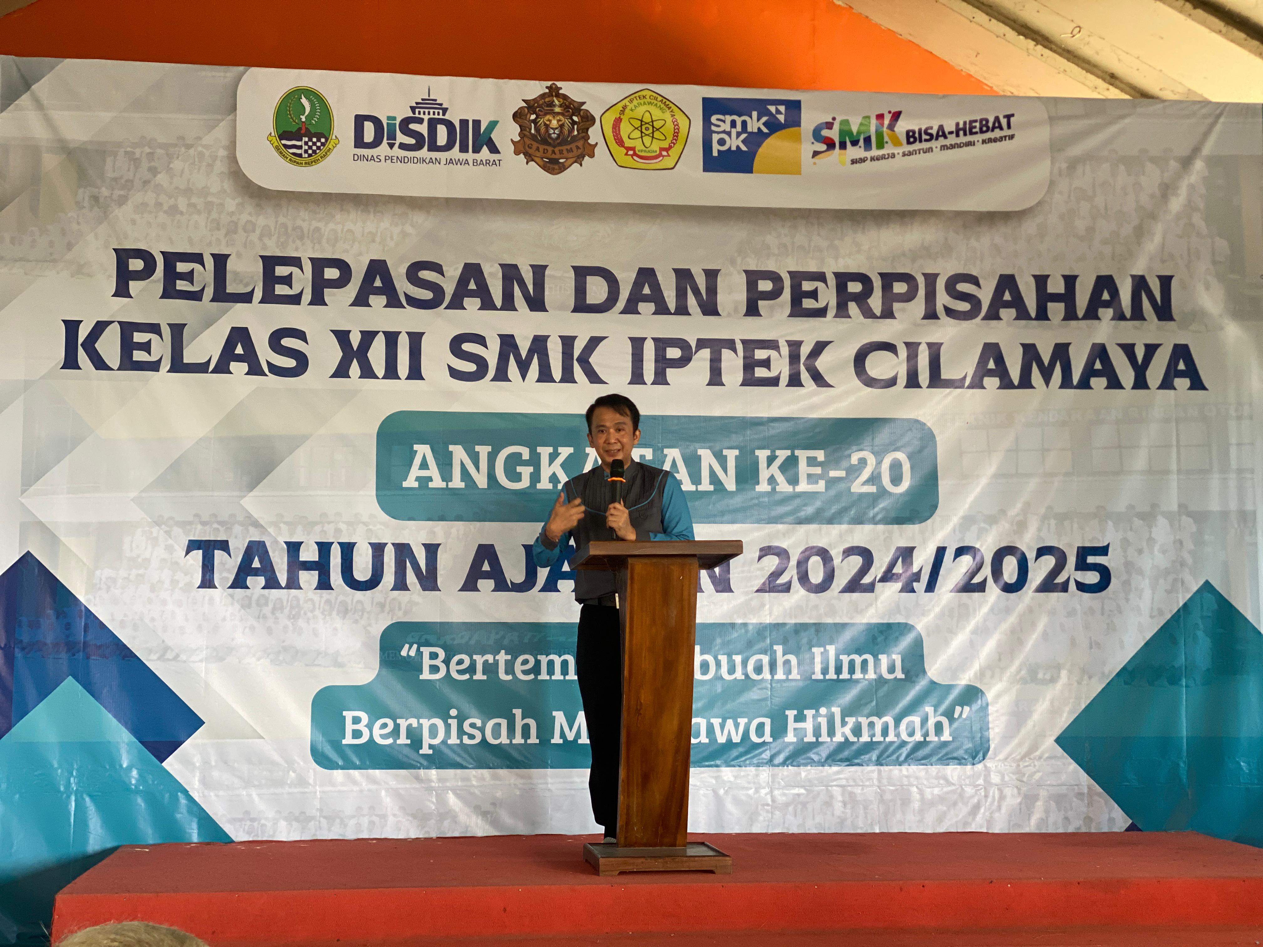 Ikut Arahan Gubernur, SMK IPTEK Cilamaya Gelar Perpisahan Sederhana di Sekolah