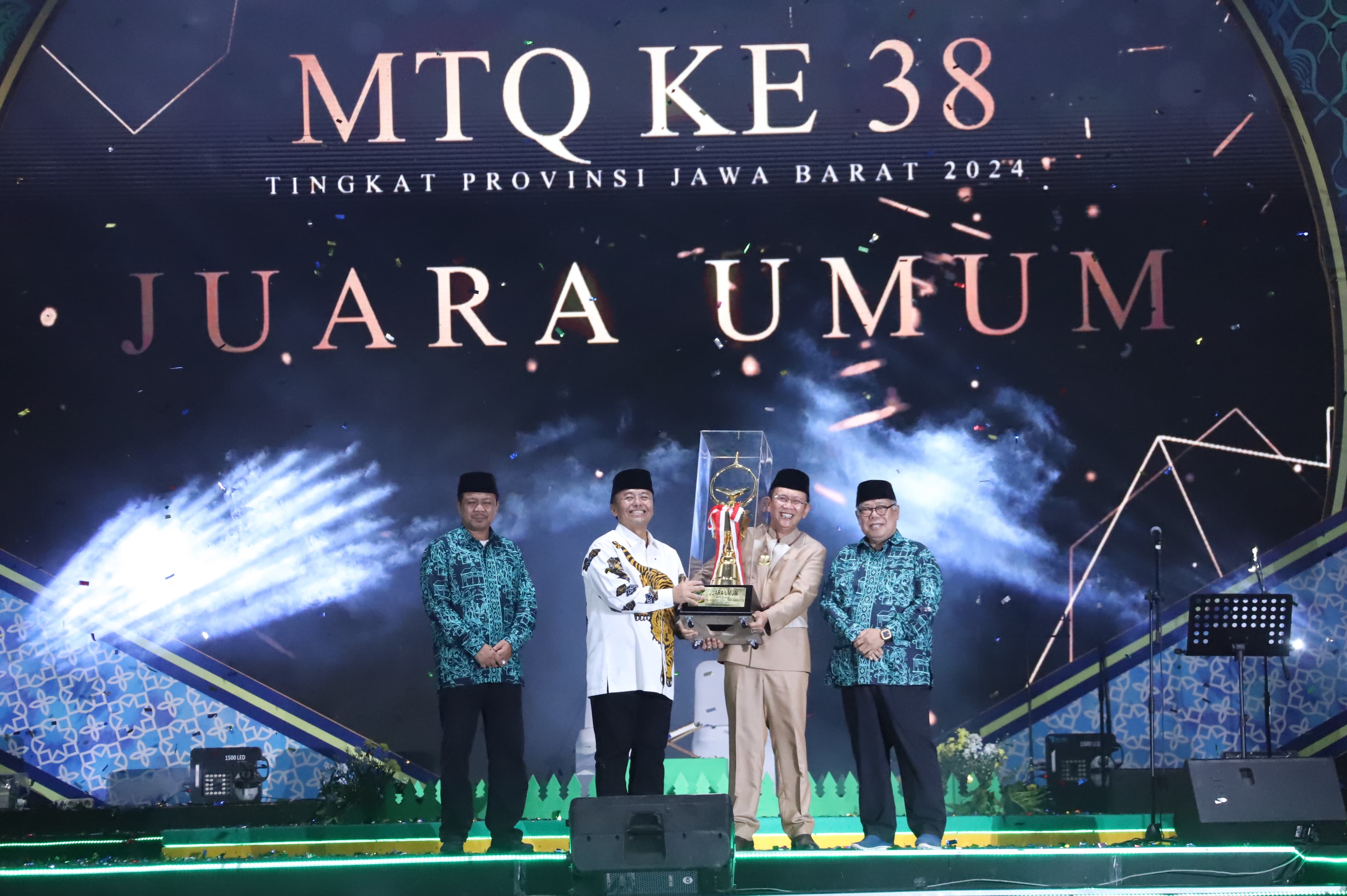 MTQ ke-38 Resmi Ditutup, Kabupaten Bekasi Meraih Juara Umum MTQ Jabar 2024