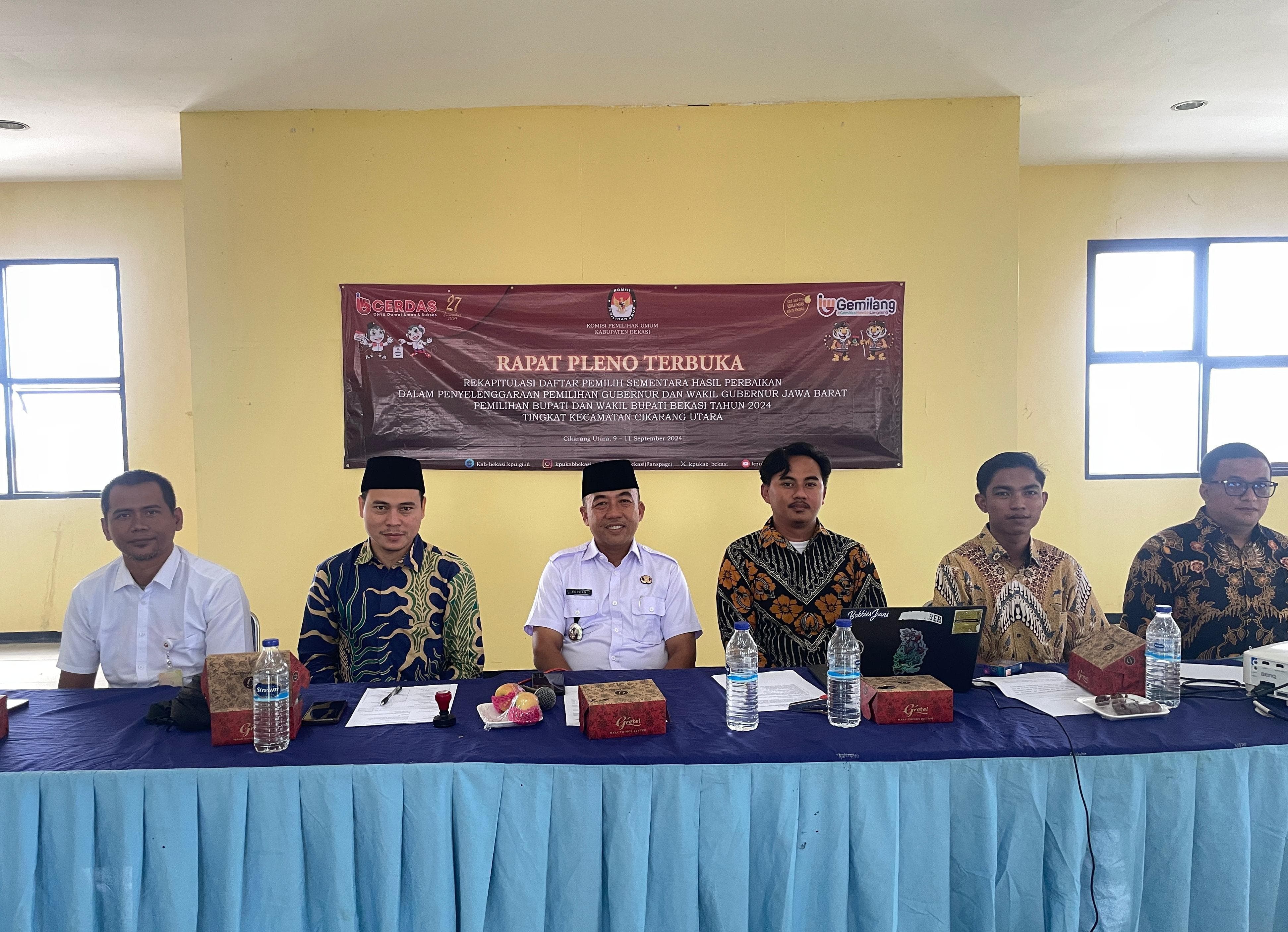 Menuju Penetapan DPT, Pleno DPSHP Berlangsung di Tingkat PPK Cikarang Utara