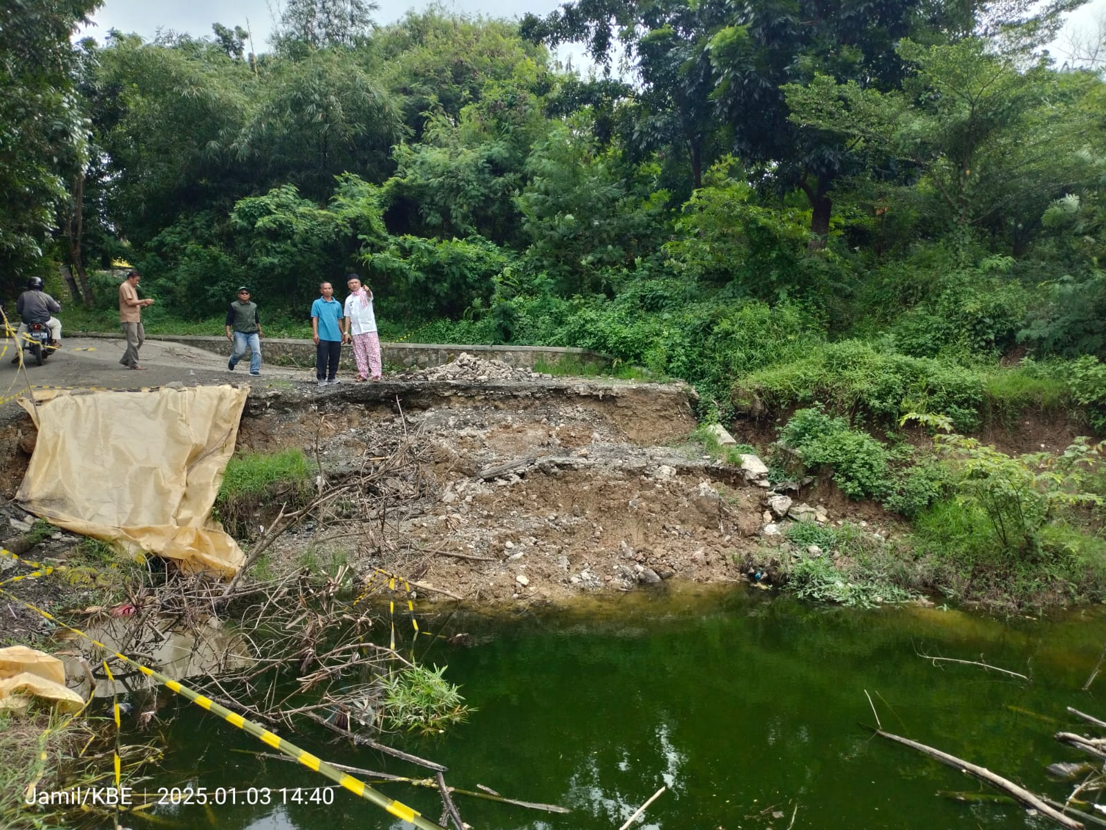 Belum Ada Penanganan Longsor di Cikarang Selatan, Ejip: Hanya Mampu Perbaiki Saluran Air 