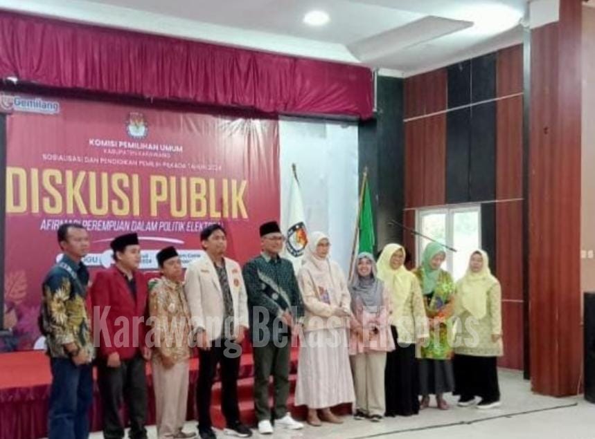 KPU Karawang Bersama Nasyiatul Aisyiyah Gelar Sosialisasi dan Pendidikan Politik Kepada Pemilih Perempuan