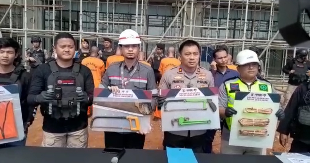 Komplotan Maling Proyek Kereta Cepat Diringkus, Ternyata Ada Orang Dalam 