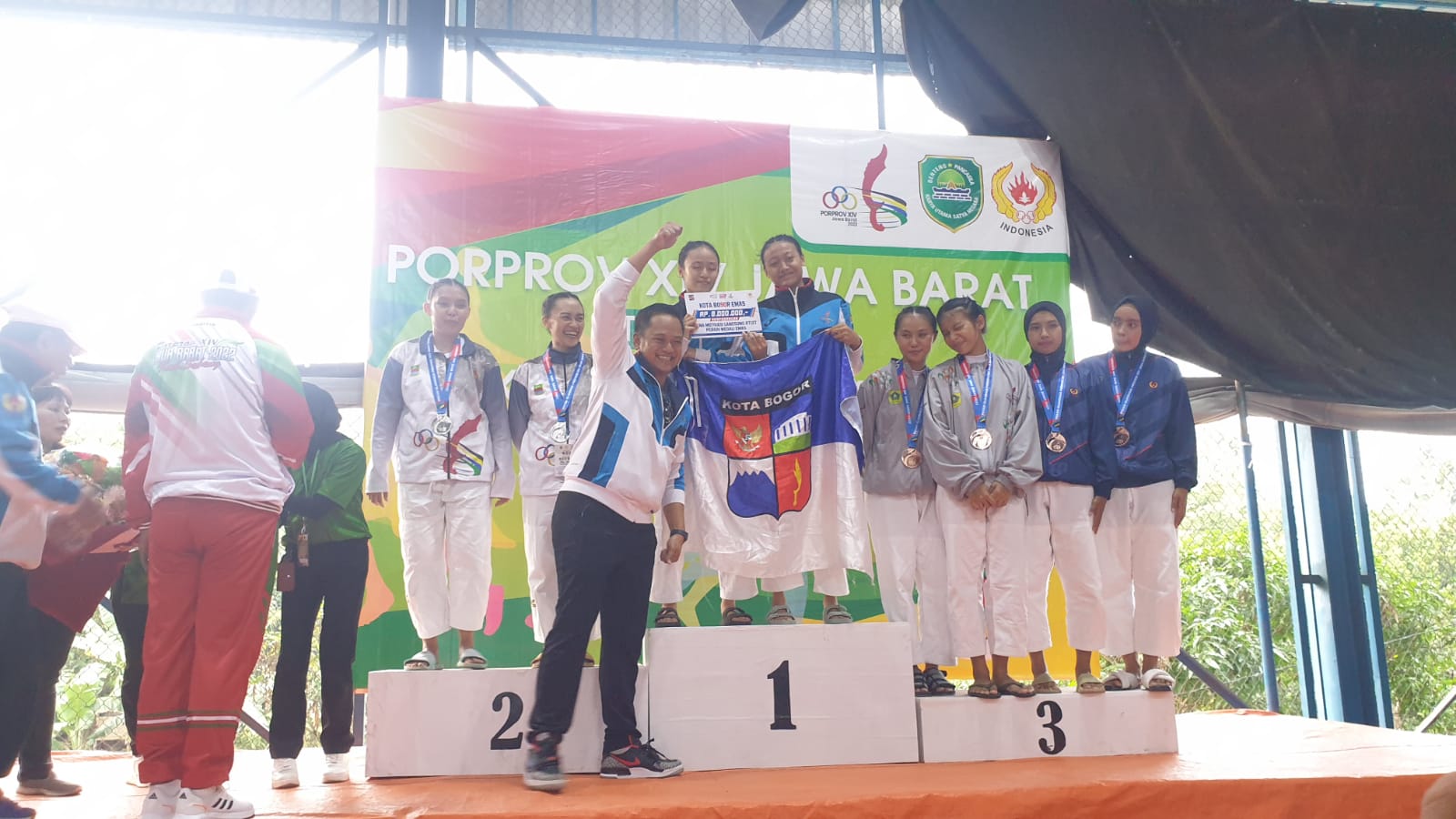 Tim Judo Kabupaten Bekasi Dulang Medali di Arena Porprov Jabar
