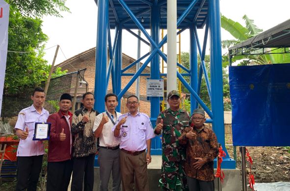 Pemdes Purwadana Secara Resmi Terima CSR Pembangunan Air Baku Domestik dari PT BMJ di Dusun III Gempol Tengah