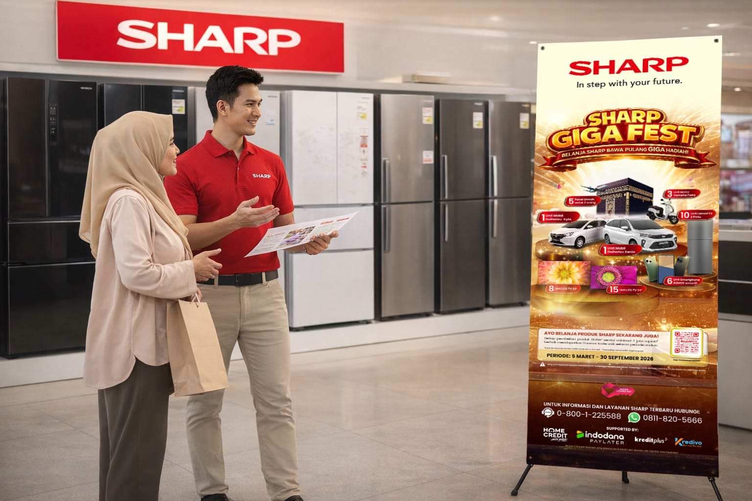 Rayakan 56 Tahun di Indonesia, Sharp Lovers Day GIGA Fest 2026 Hadirkan 56 Hadiah Spektakuler