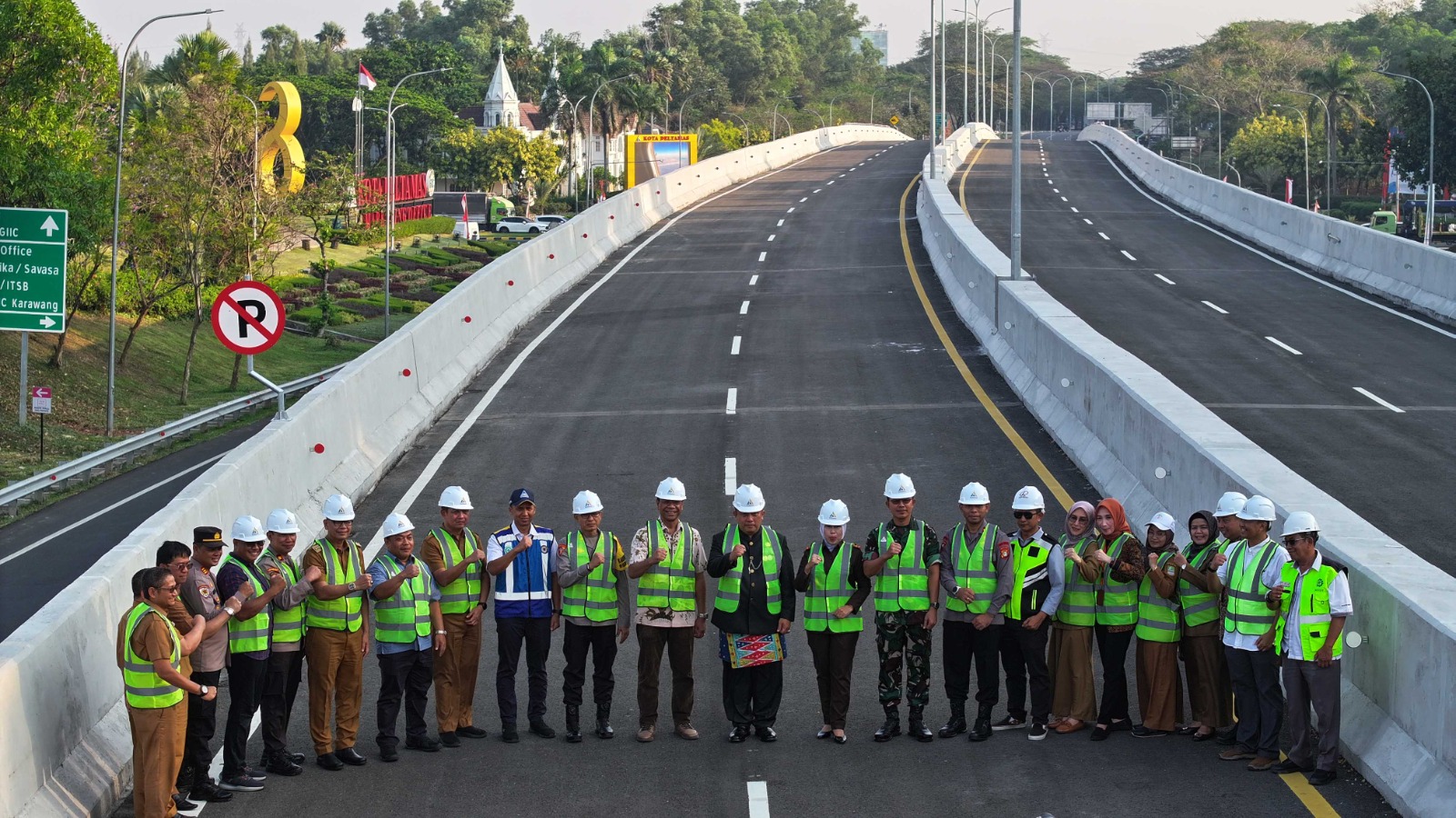 Permudah Aksesibilitas Masyarakat, Sinar Mas Land Lakukan Pembukaan Flyover Deltamas Bhagasasi