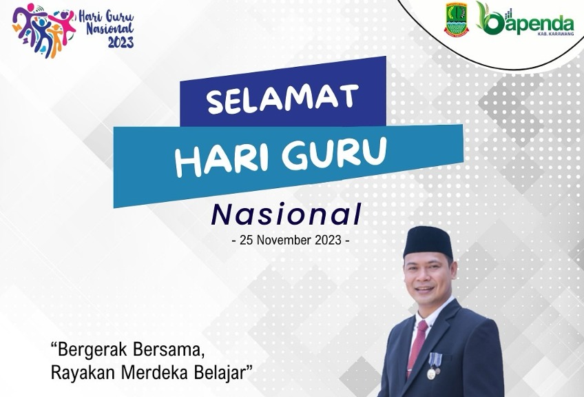 Bapenda Karawang Mengucapkan Selamat Hari Guru Nasional, 