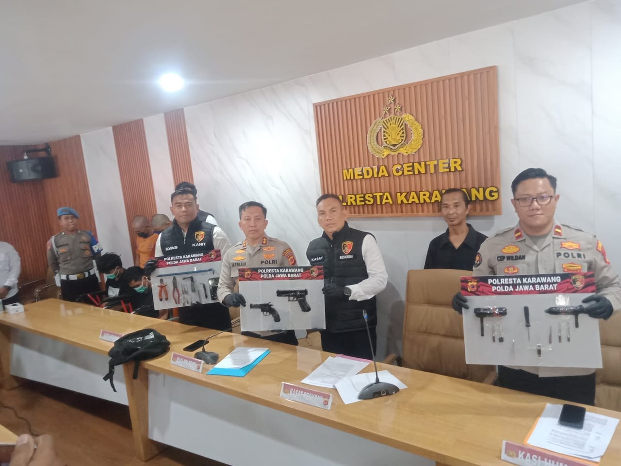 Komplotan Spesialis Curanmor di Karawang Digulung Polisi, 4 Tersangka dan 7 Motor Disita