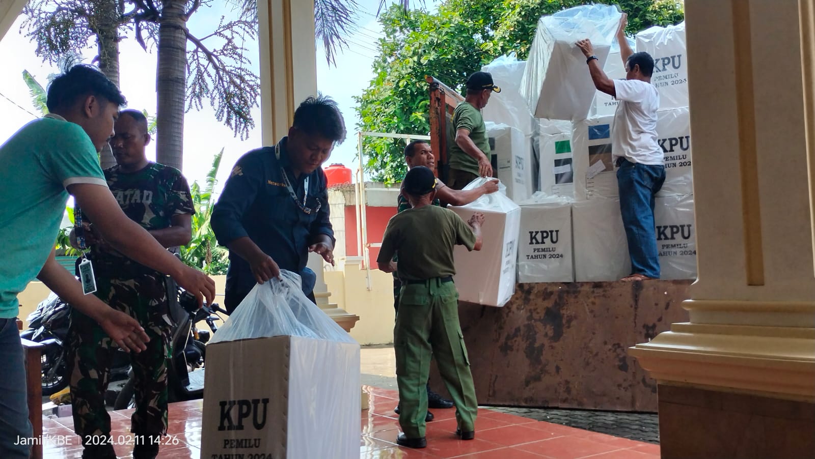 Pemilu di Desa Serang Aman, Kades Apresiasi Penyelanggara