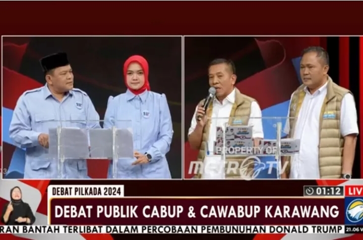 Cabup Karawang Acep Jamhuri Gugup Ditanya Cara Mewujudkan Pemerintahan Bersih dan Bebas dari Korupsi