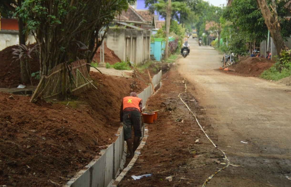 Drainase Sekunder di Serang Baru Direhabilitasi untuk Cegah Genangan