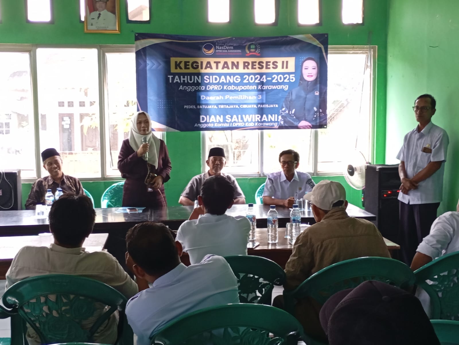 Anggota DPRD Karawang Dian Salwirani Gelar Reses di Desa Telukbango Serap Aspirasi Warga