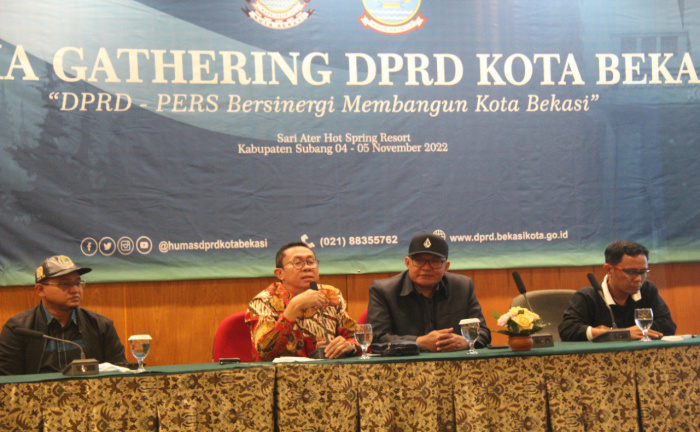 Media Gathering DPRD Kota Bekasi, Anim: Kami sangat Mengharapkan Kritik Sifatnya Membangun