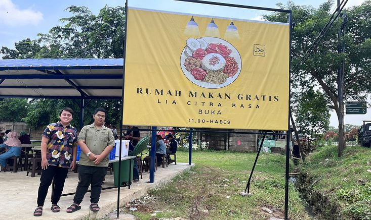 Keren, Dua Pemuda Asli Karawang Dirikan Rumah Makan Gratis Lia Citra Rasa, Cek Lokasinya