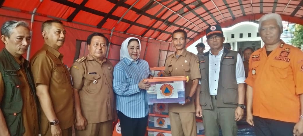 Komisi VIII DPR RI Wardatul Asriah Tinjau Langsung Lokasi Banjir Desa Karangligar Karawang