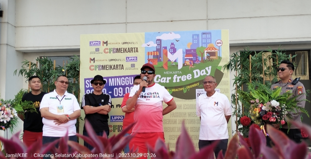 Car Free Day di Meikarta Lippo Cikarang Resmi di Buka, Camat: Bisa Dijadikan Role Model 