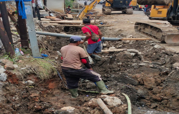 Terkendala Pipa dan Kabel, Proyek Saluran Sasak Bule Kali Bencong Diprediksi Molor 