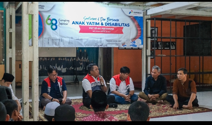 Peringati HUT ke-68, Pertamina RJBB Gelar Santunan dan Doa Bersama dengan Ratusan Anak Yatim & Disabilitas 