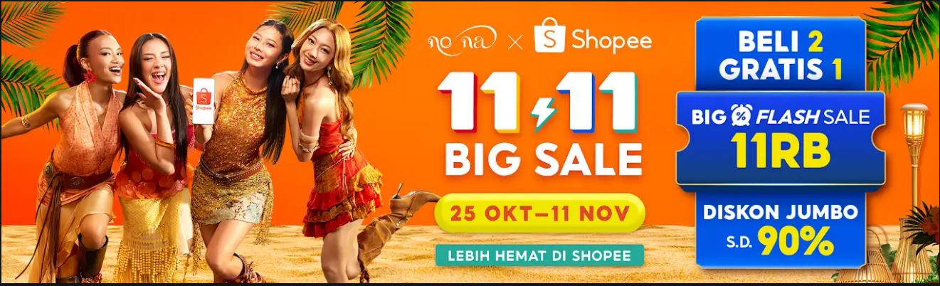 Musik Pop Bertemu Sentuhan Lokal, Kolaborasi no na di Shopee 11.11 Big Sale Bawa Kreativitas Penuh Warna
