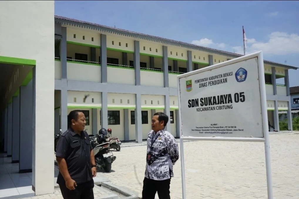 Akhirnya Gedung Baru SDN 05 Sukajaya Cibitung Rampung