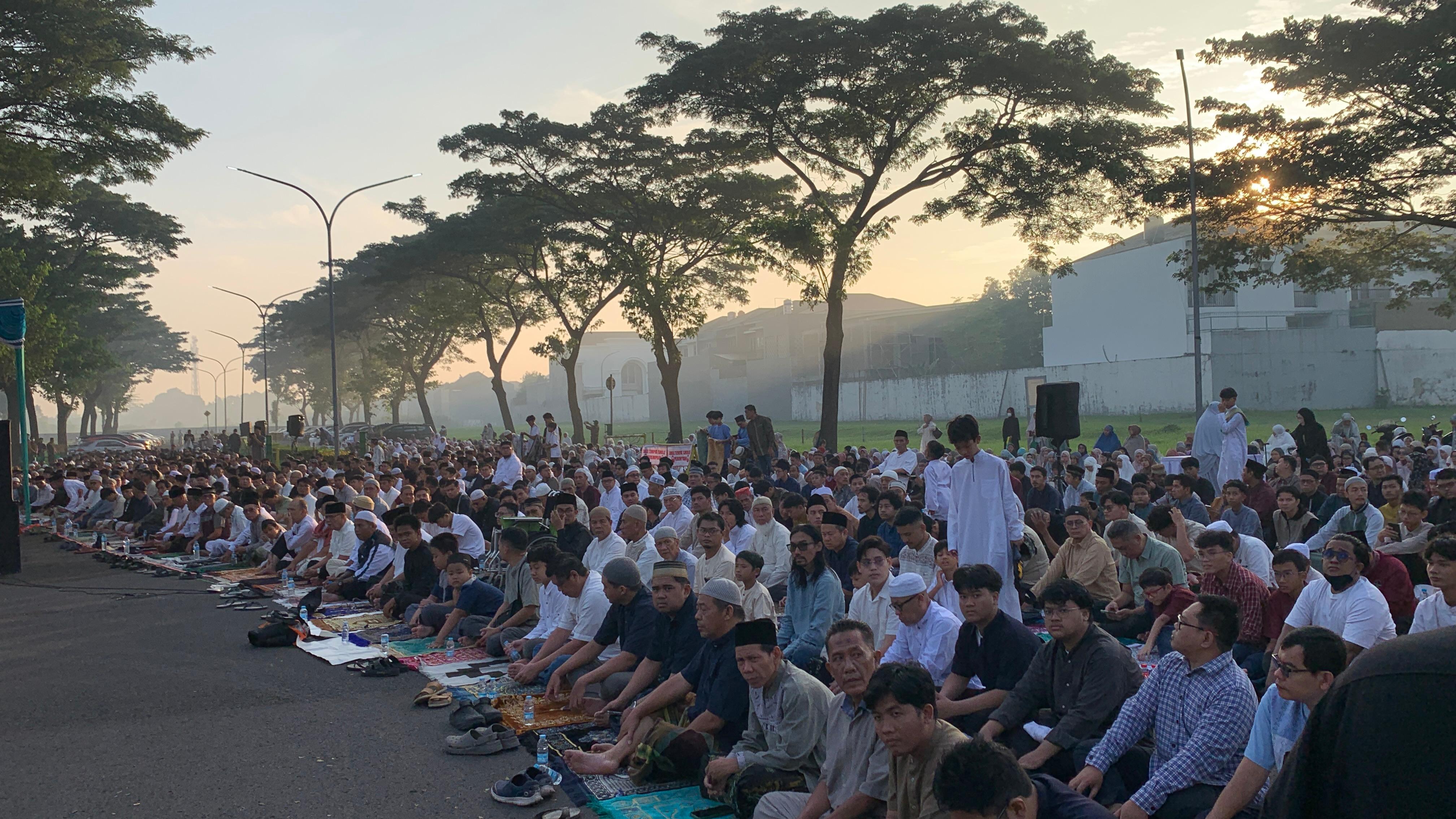 Bentuk Toleransi, Salat Ied Muhammadiyah di Tambun Dijaga Banser