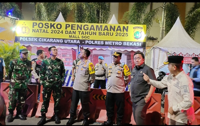 Perayaan Tahun Baru 2025 di Kabupaten Bekasi Aman dan Kondusif