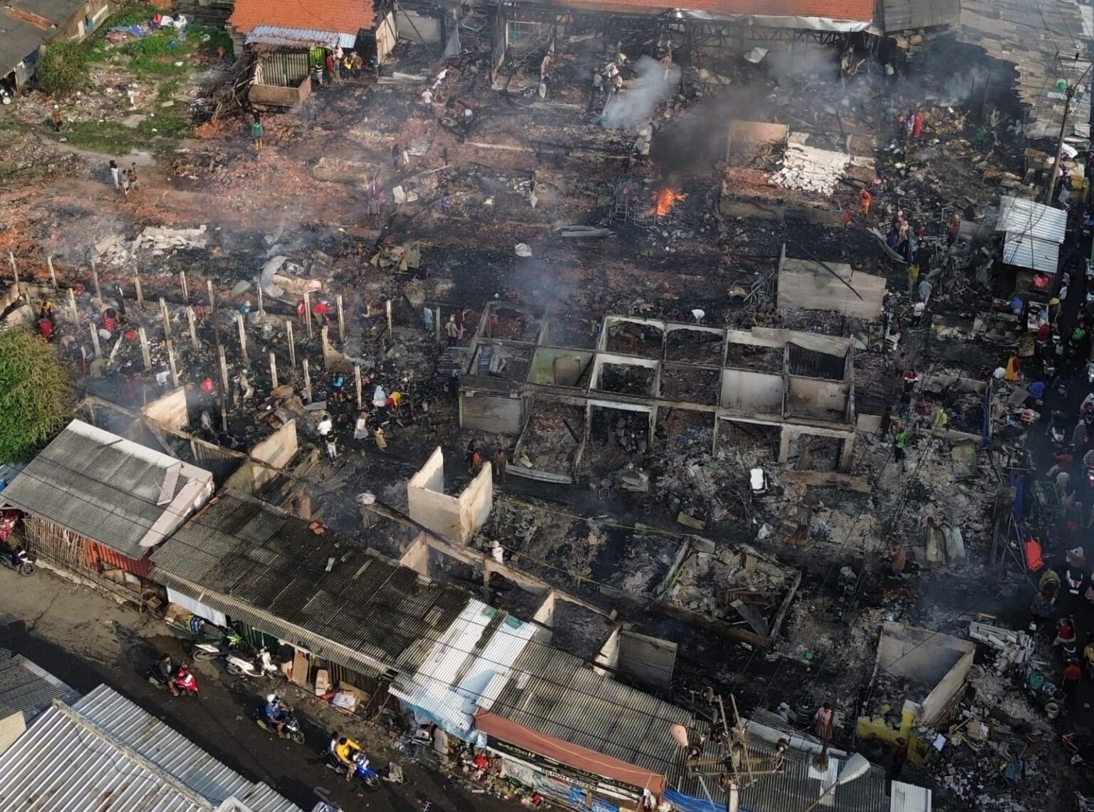 Akibat Kebakaran, Pemkab Bekasi Siapkan Penampungan Sementara Pasar Bojong
