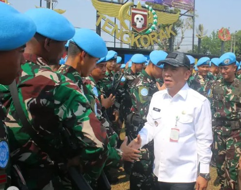 Bupati Aep Lepas 287 Prajurit Yonif 305 Tengkorak untuk Misi Perdamaian di Afrika Selatan
