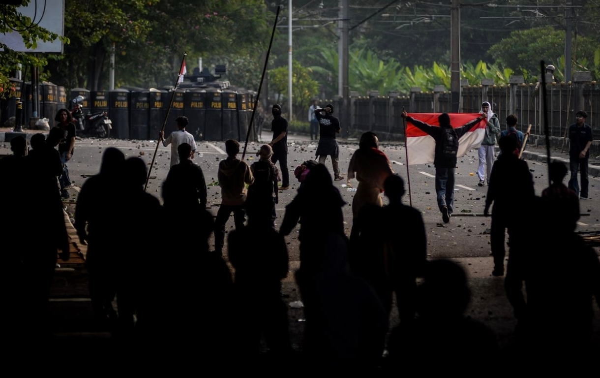 Demo di DPR RI 25 Agustus 2025 Berakhir Ricuh