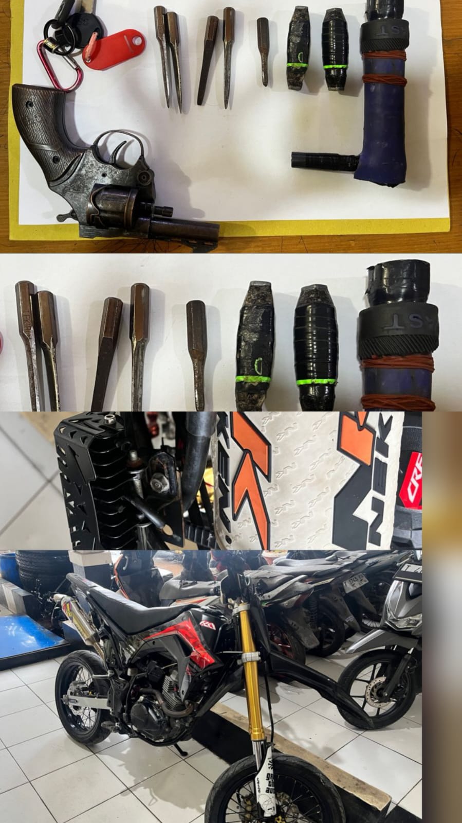 Diamuk Massa, Dua Pelaku Curanmor Bersenpi Diringkus di Palumbonsari